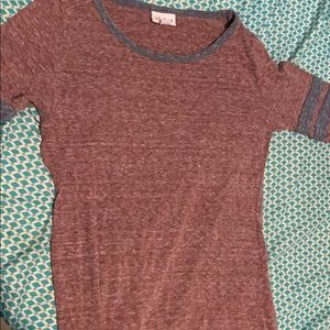 A maroon Lula roe dress